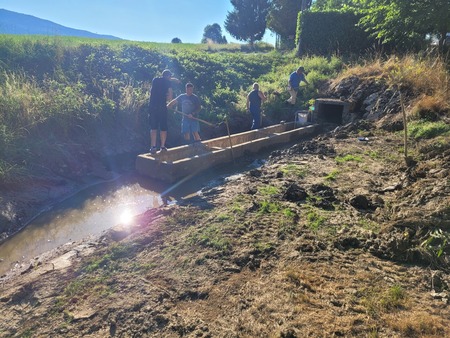 Sanacija studenca na Plumbirtu